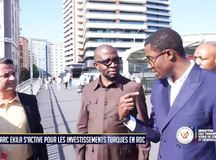 Transport: À Istanbul, le ministre des Transports a vanté les opportunités d'investissement dans tous les sous-secteurs de transports en RDC.