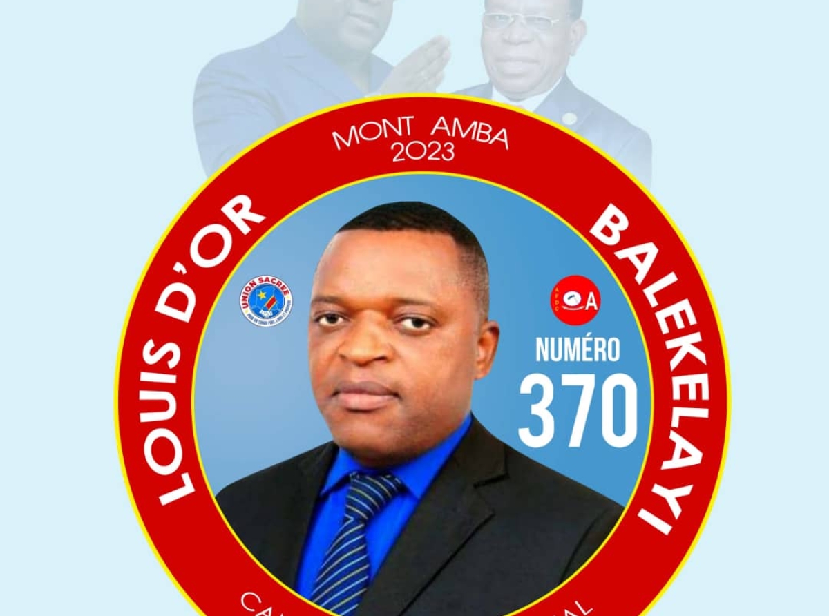 DANS LE MONT AMBA, LOUIS D’OR BALEKELAYI PLÉBISCITÉ «CANDIDAT FAVORI» [Exclusif]