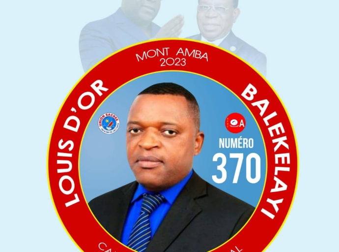 DANS LE MONT AMBA, LOUIS D’OR BALEKELAYI PLÉBISCITÉ «CANDIDAT FAVORI» [Exclusif]
