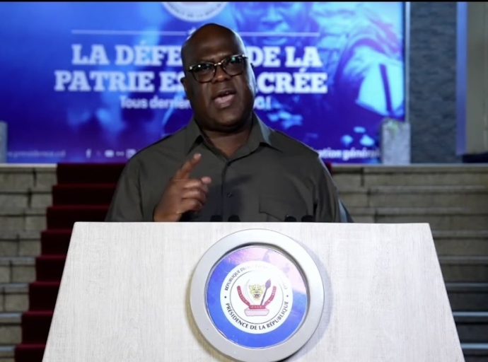 Agression Rwandaise sous AFC-M23 : voici le discours intégral du Président Félix Tshisekedi
