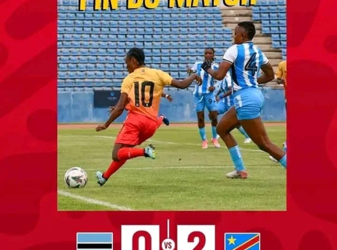 Football : victoire des Léopards Dames face au Botswana (2-0)