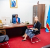SENAT : Fidèle à son poste de travail, Bahati Lukwebo a échangé avec la diplomate américaine Lucy Tamlyn