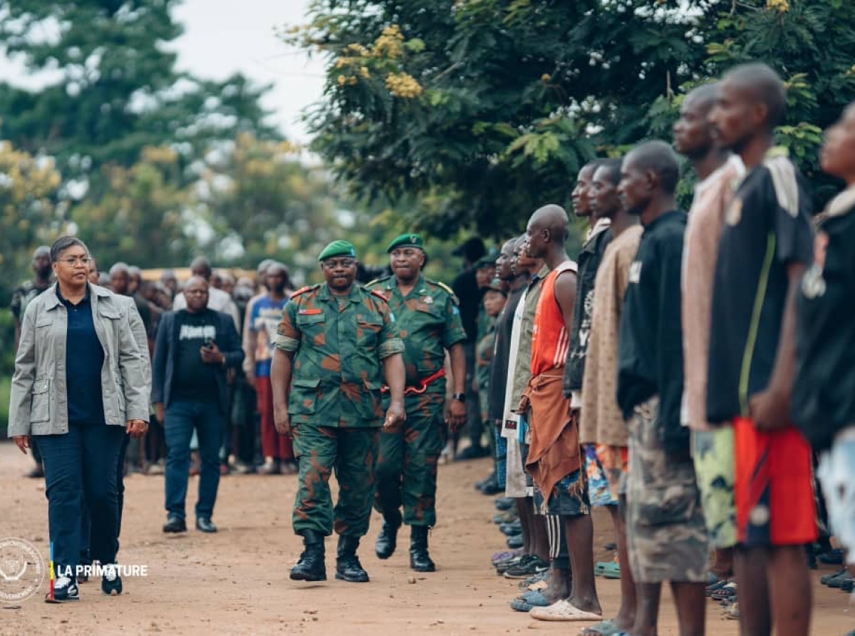 Kongo central: la cheffe du gouvernement rassure les nouvelles recrues de l'armée sur l'amélioration de leurs conditions de Vie