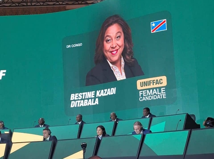Flash! Bestine Kazadi Ditabala élue membre du Comité Exécutif de la CAF