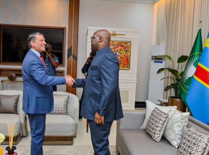 RDC : l'envoyé spécial de Donald Trump reçu par  Félix Tshisekedi