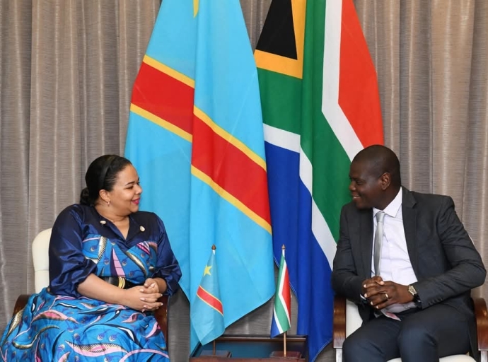 RDC-AFRIQUE DU SUD: LES DEUX PAYS RENFORCENT LEURS RELATIONS BILATÉRALES