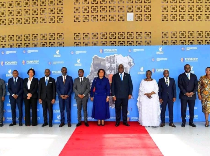 RDC : LE PRÉSIDENT FÉLIX TSHISEKEDI A LANCÉ LUNDI LES TRAVAUX DE LA TABLE RONDE POUR L’APPROPRIATION DU GENOCOST