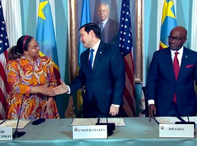 VERS LA PAIX DANS L'EST DE LA RDC: KIGALI ET KINSHASA SIGNENT UN ACCORD À WASHINGTON