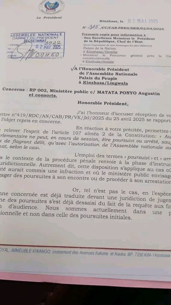 AFFAIRES BUKANGA-LONZO: DIEUDONNÉ KAMULETA REPOND À VITAL KAMERHE