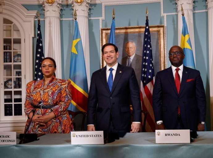 RDC- Rwanda: Signature de l'accord de paix sous la méditation américaine