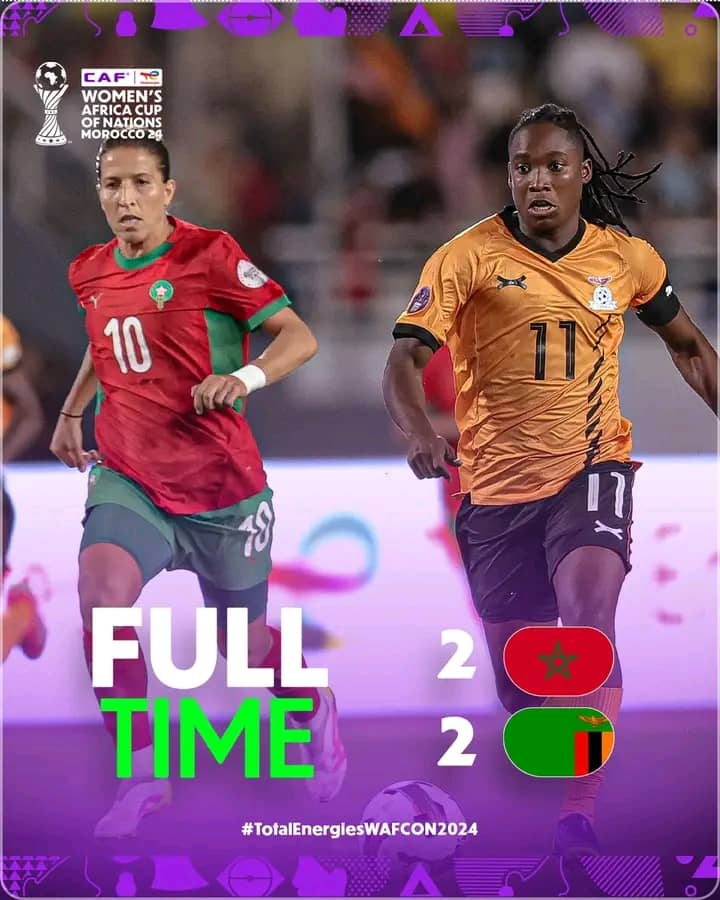 SPORT/CAN FÉMININ : LE MAROC ET LA ZAMBIE SE PARTAGE DÈS L'ENTRÉE !