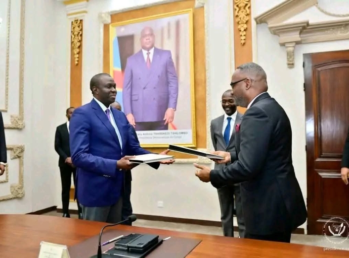 ANDRÉ NYEMBWE PREND OFFICIELLEMENT SES FONCTIONS DE DIRCABA EN CHARGE DES QUESTIONS ÉCONOMIQUES