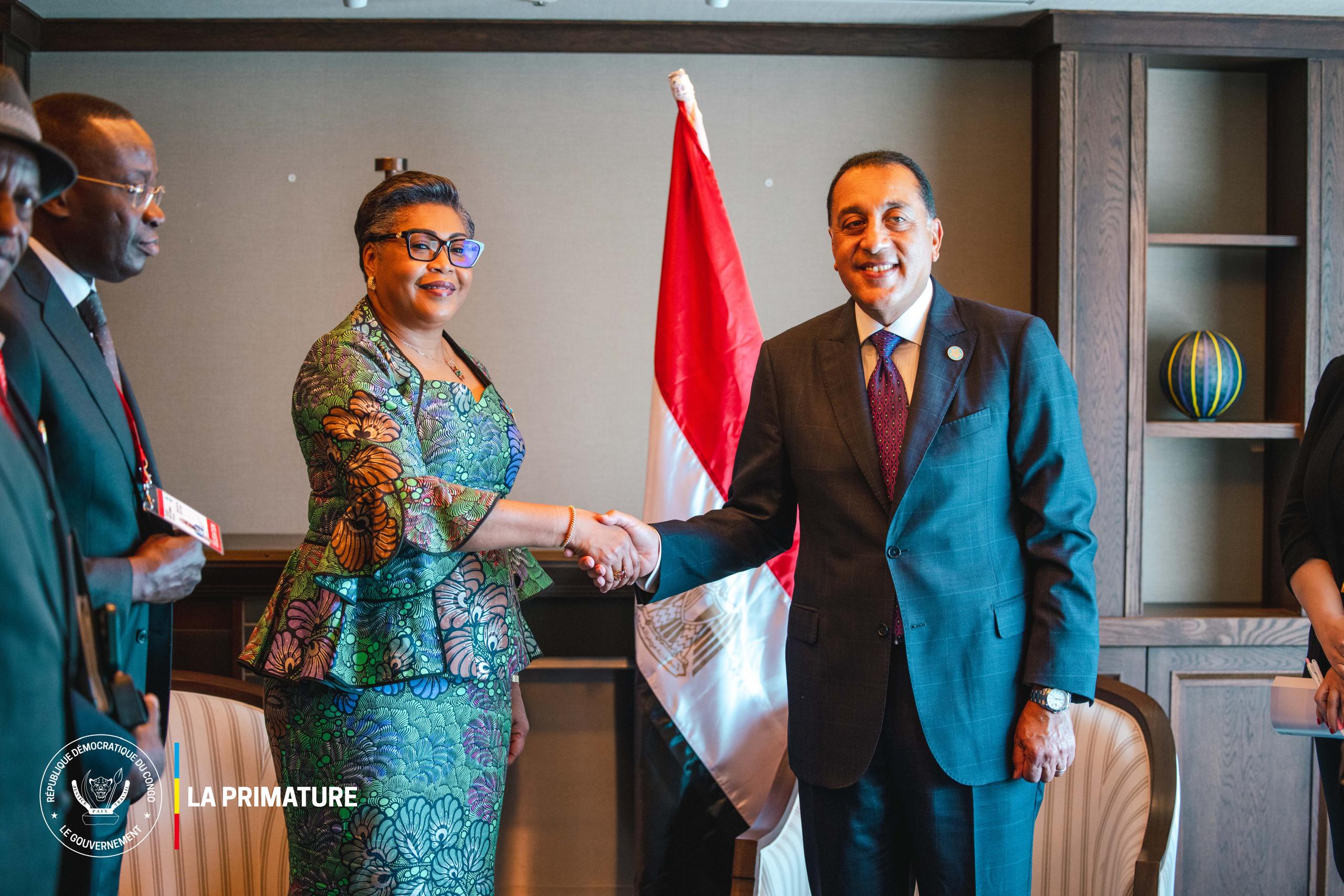 TICAD9 : JUDITH SUMINWA ET LE PREMIER MINISTRE ÉGYPTIEN RENFORCENT LES LIENS RDC - EGYPTE AUTOUR DU PROJET GRAND INGA
