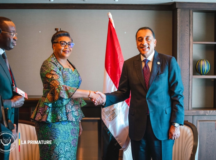 TICAD9 : JUDITH SUMINWA ET LE PREMIER MINISTRE ÉGYPTIEN RENFORCENT LES LIENS RDC - EGYPTE AUTOUR DU PROJET GRAND INGA