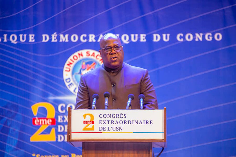 CONGRES DE L'UNION SACRÉE: LE PRÉSIDENT TSHISEKEDI CROIT À L'UNITE NATIONALE