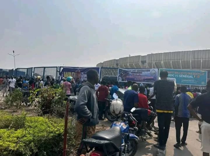 RDC: ENGOUEMENT TOTAL AU STADE DES MARTYRS AVANT LE CHOC FACE AU SÉNÉGAL