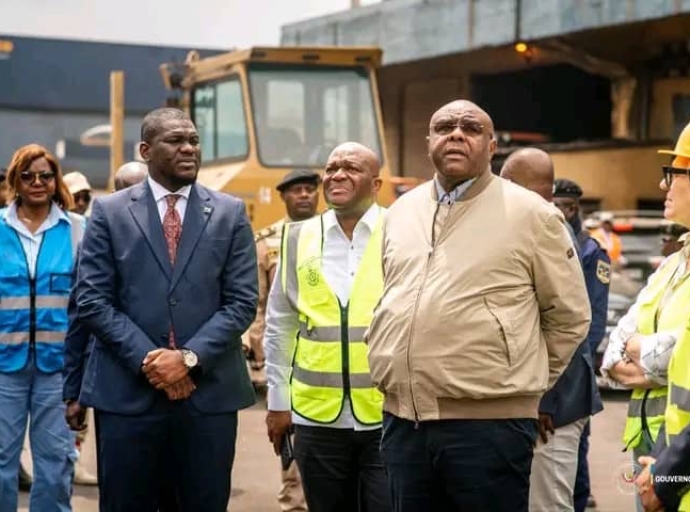 JEAN-PIERRE BEMBA EN MISSION À MATADI POUR ÉVALUER LES AVANCÉES DU TERMINAL À CONTENEURS