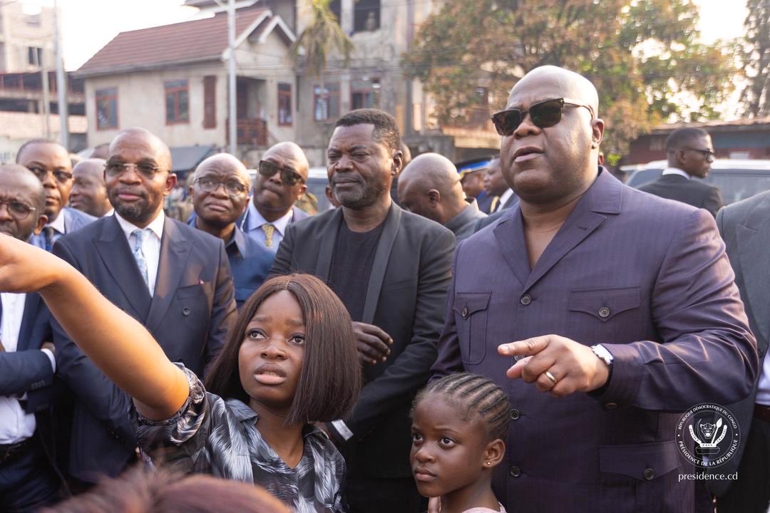 RDC: VISITE PRÉSIDENTIELLE À DELVAUX APRÈS UN INCENDIE DÉVASTATEUR