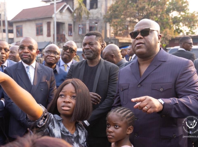 RDC: VISITE PRÉSIDENTIELLE À DELVAUX APRÈS UN INCENDIE DÉVASTATEUR