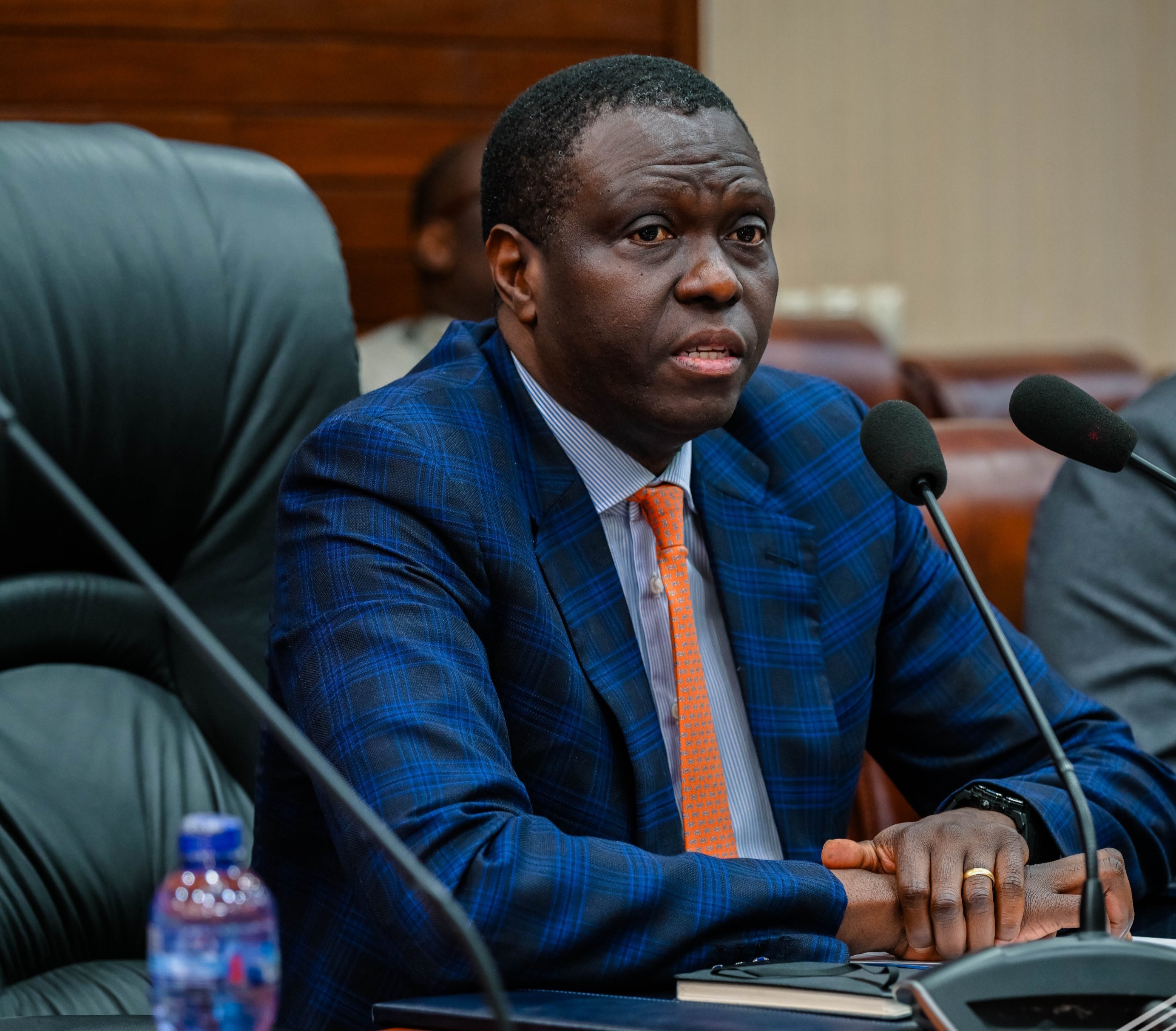 KINSHASA : LE GOUVERNEUR DE LA BCC, ANDRÉ WAMESO, A PRÉSIDÉ UNE SÉANCE DE TRAVAIL AVEC LE FMI