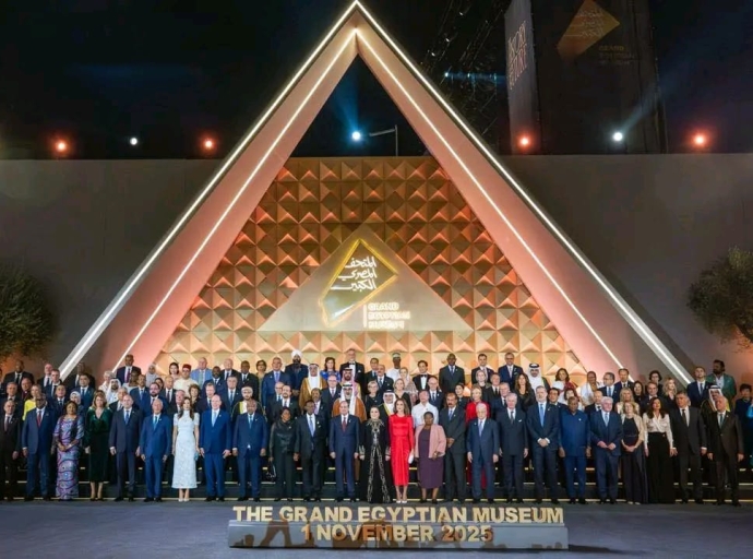 LE PRÉSIDENT FÉLIX TSHISEKEDI ASSISTE À L'INAUGURATION DU GRAND MUSÉE D’ÉGYPTE AU CAIRE