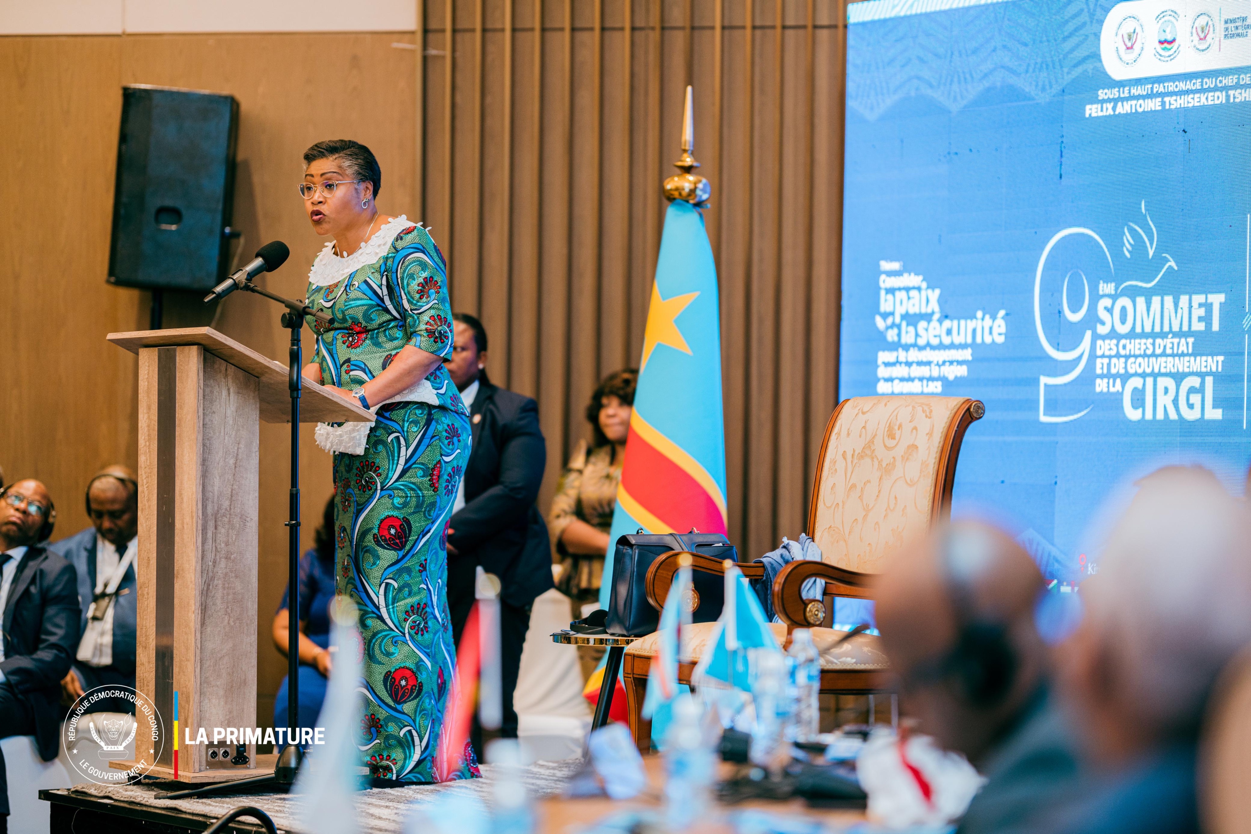 « Assez de discours, place à l’action » : Judith Suminwa secoue la CIRGL à Kinshasa