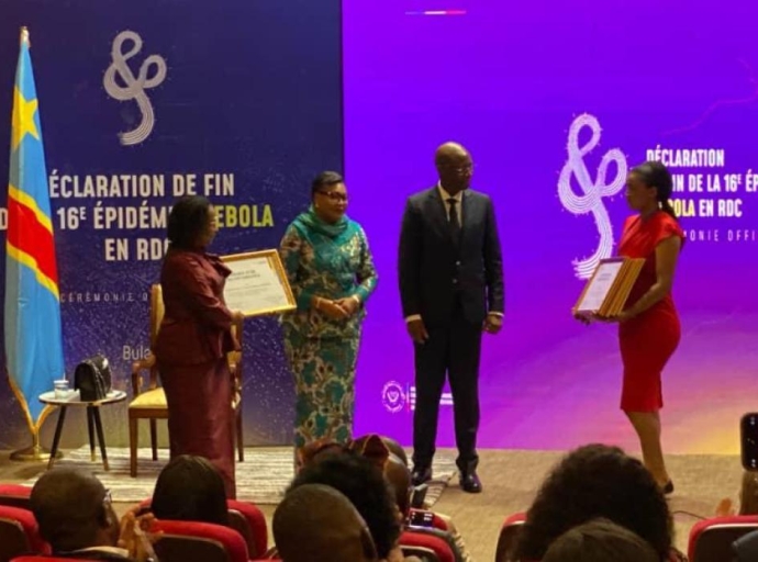 RDC : La 16ᵉ épidémie d’Ebola officiellement terminée