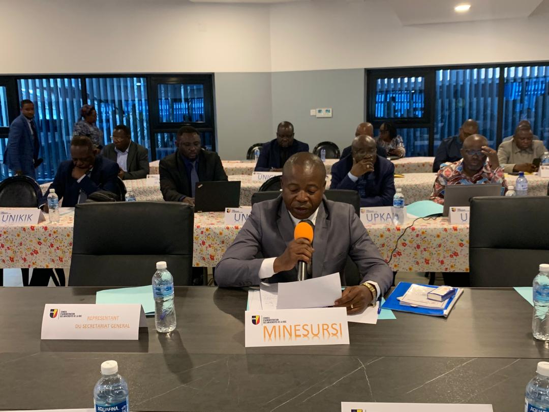 RDC : La question de la promotion au grade de professeur au centre de la 48e session du Conseil d’administration des universités