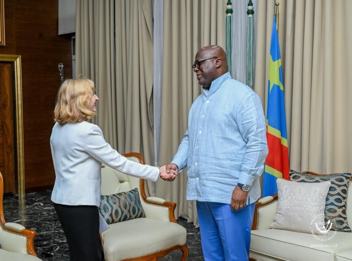 Le Président Félix Tshisekedi a reçu l’Ambassadeur d’Espagne en RDC