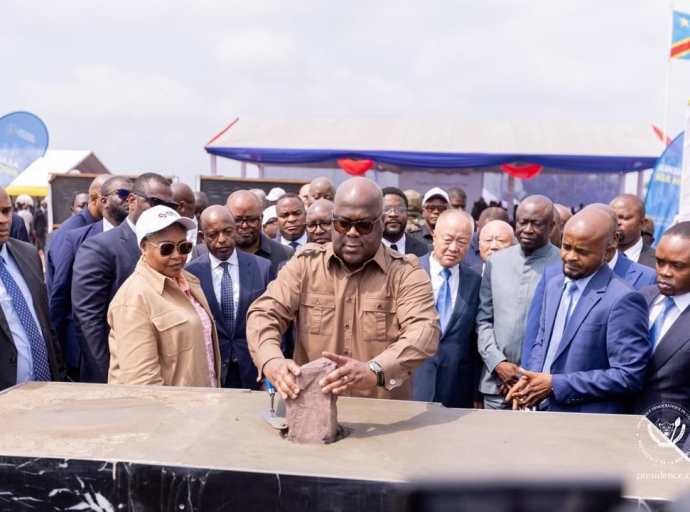 Infrastructures:F.Tshisekedi lance les travaux de la plateforme hospitalière 
