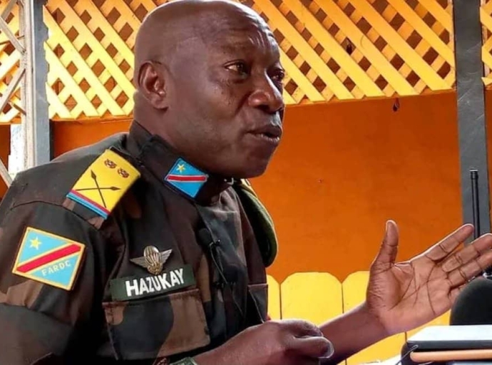 FARDC : le lieutenant-colonel Mak Hazukay Mongba nommé porte-parole a.i. après la suspension du général Ekenge