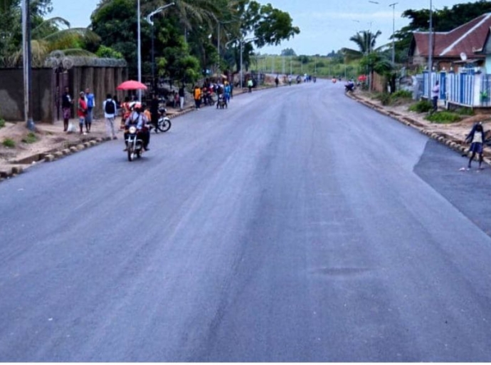 Kasaï Central : asphaltage de deux kilomètres du boulevard Laurent-Désiré Kabila à Kananga