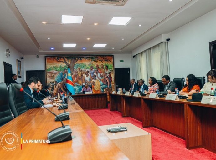 RDC–Union européenne : Judith Suminwa échange avec le représentant spécial de l’UE sur l’aide humanitaire dans l’Est