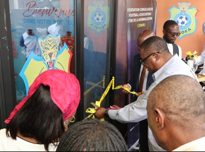 FECOFA : ouverture à Kinshasa de la première boutique officielle pour la sélection nationale 