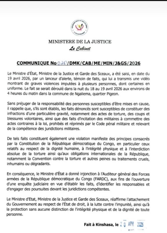RDC : une artiste au cœur d’un scandale présumé de torture, la justice militaire saisie
