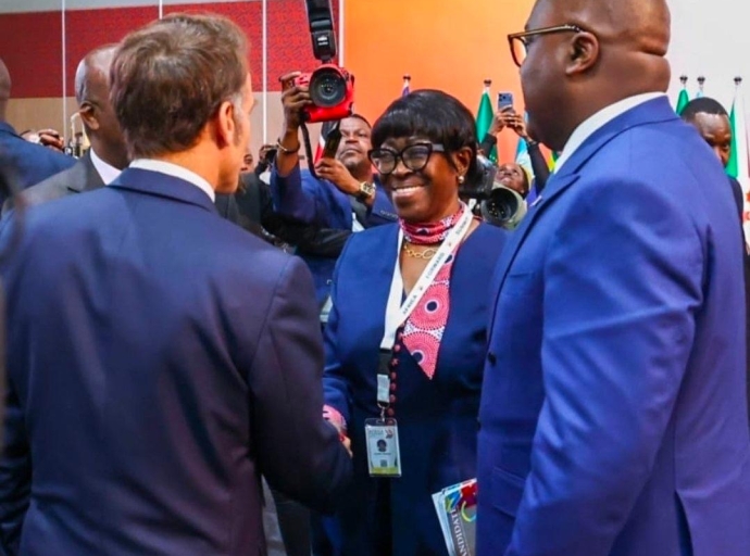 Francophonie : Tshisekedi présente Juliana Lumumba à Macron pour porter la voix du renouveau africain